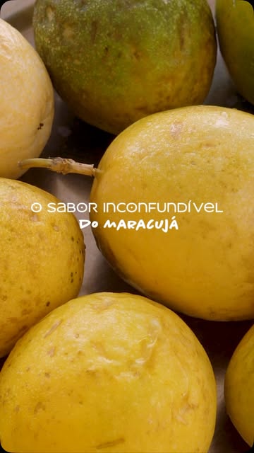 O sabor inconfundível do maracujá